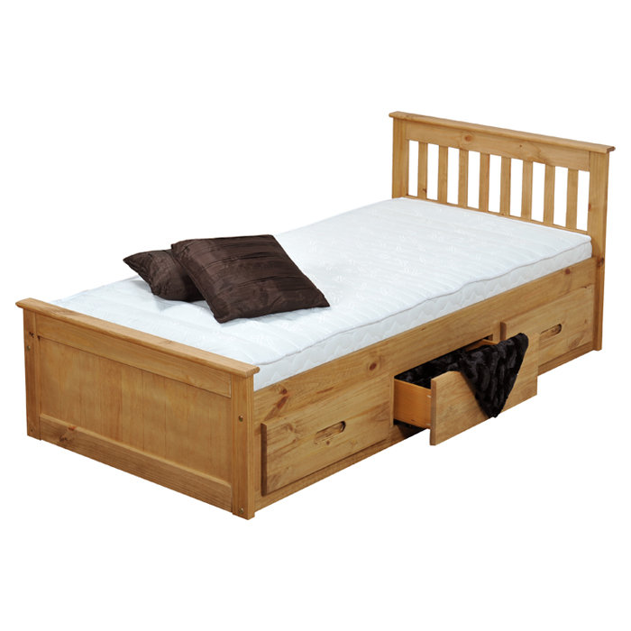 Just Kids Single Cabin Bed with Drawers & Reviews Wayfair.co.uk