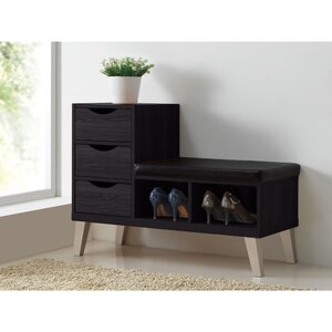 Shuffler Upholstered Storage Bench