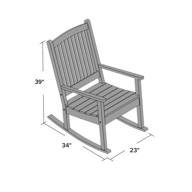 Beachcrest Home Bristol Rocking Chair & Reviews Wayfair