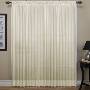 Double Wide Sheer Curtains Wayfair Quickview