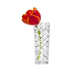 Criss Cross Crystal Bud Vase