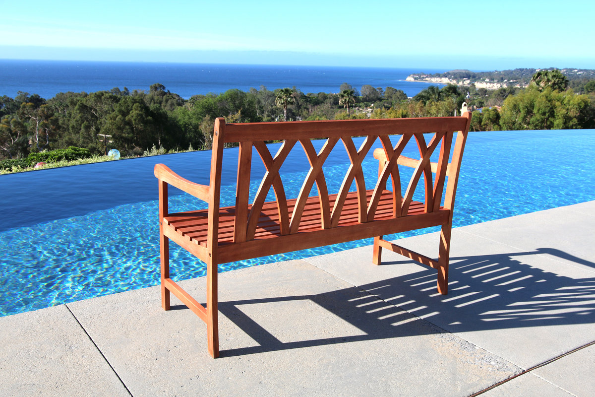 Monterry Ecofriendly Outdoor Hardwood Garden Bench & Reviews Birch Lane