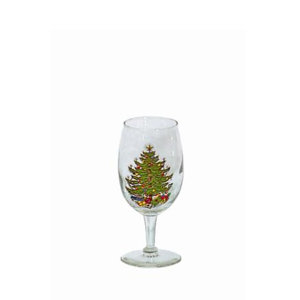 Original Christmas Tree 7 oz. White Wine Glass (Set of 8)