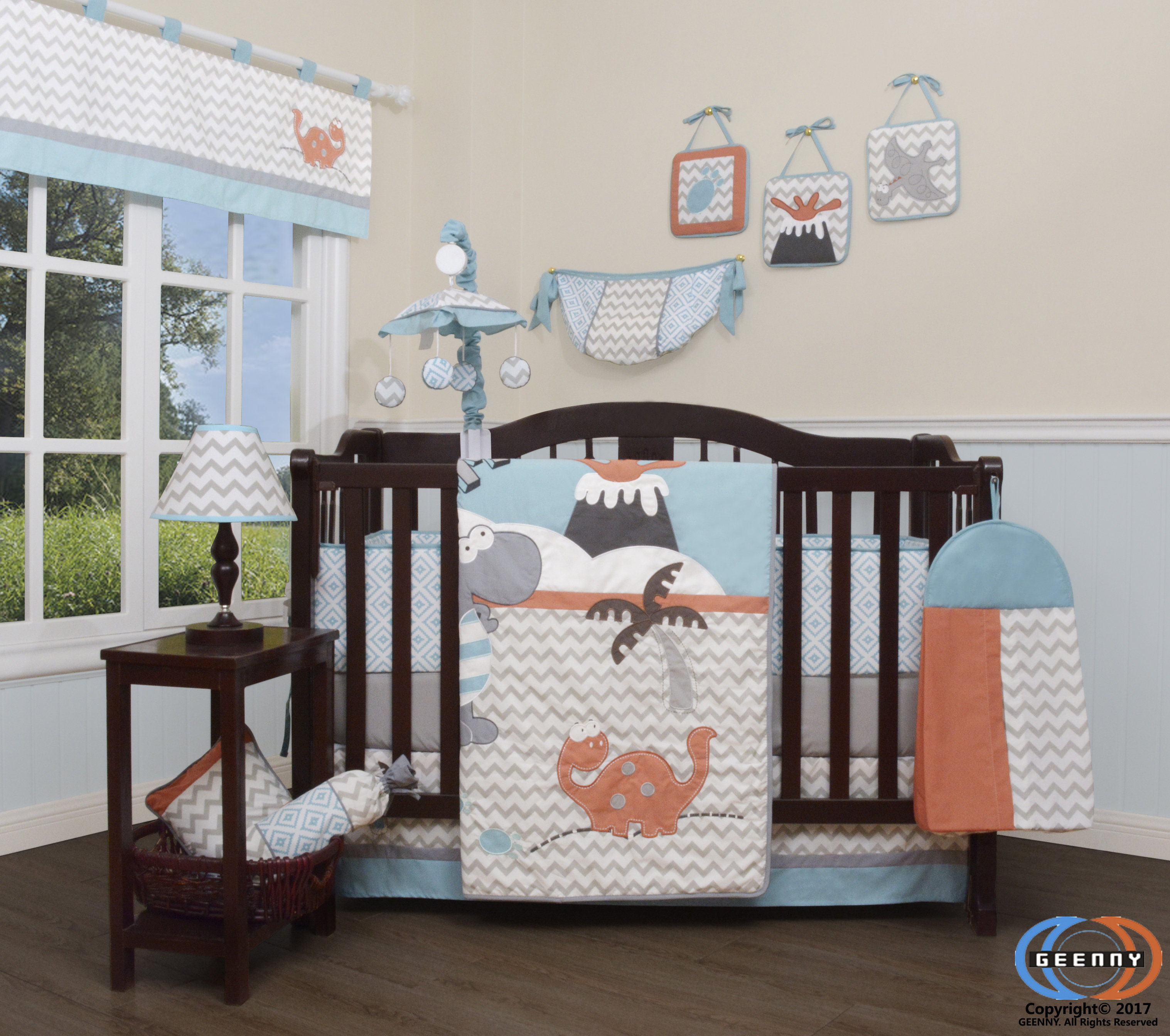 Harriet Bee Hollywood Baby Boy Dinosaurs Nursery 13 Piece Crib Harriet Bee Hollywood Baby Boy Dinosaurs Nursery 13 Piece Crib Bedding Set Wayfair