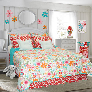 Omega 100% Cotton 3 Piece Full/Queen Reversible Quilt Set