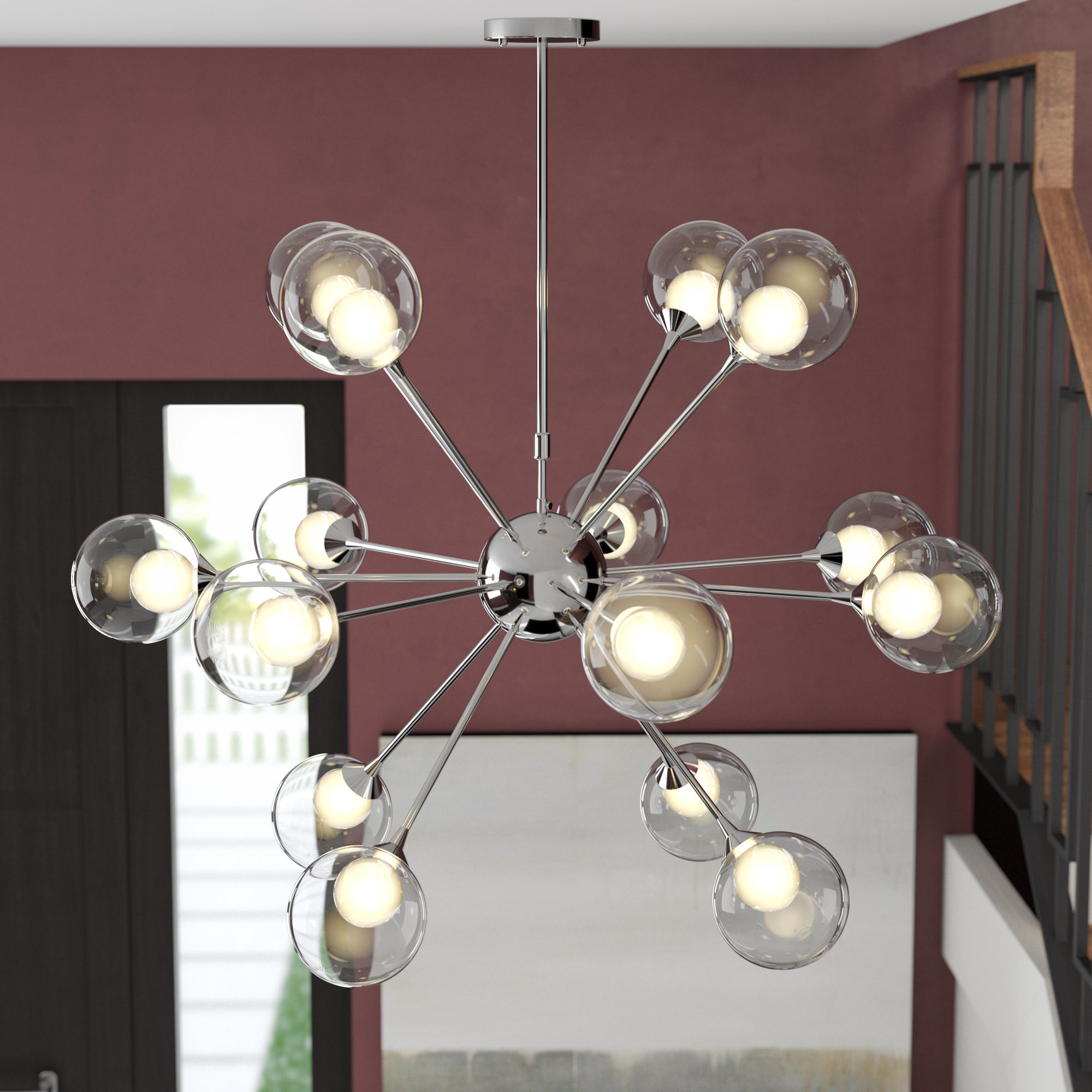Trey 15 Light Led Chandelier Reviews Allmodern