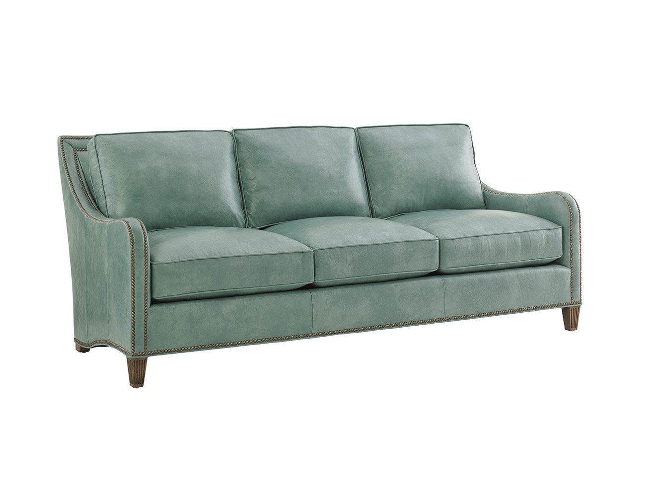 Tommy Bahama Home Twin Palms Leather Sofa Wayfair