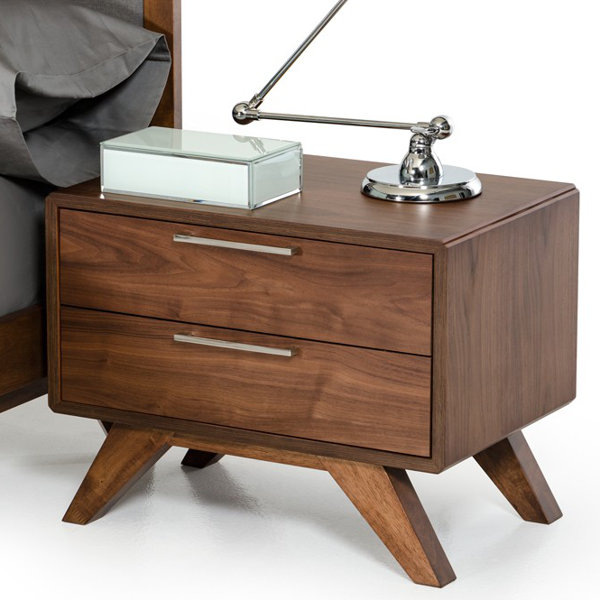 Hali 2 Drawer Nightstand &amp; Reviews AllModern