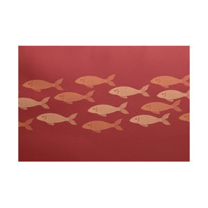 Golden Lakes Coral Indoor/Outdoor Area Rug