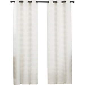 Luke Solid Sheer Grommet Curtain Panels