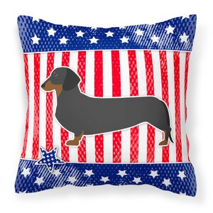 Patriotic Indoor/Outdoor Throw Pillow