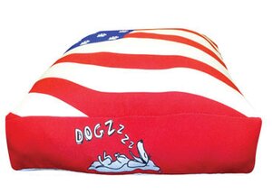 Rectangle American Flag Dog Pillow