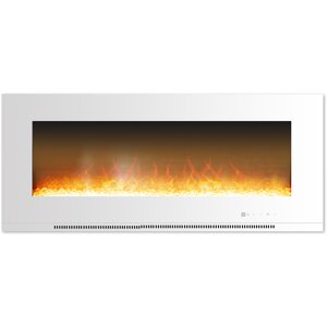 Abou Wall Mounted Electric Fireplace