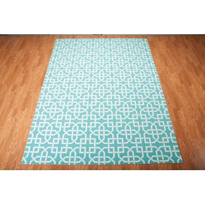 Sheedy Aqua Indoor/Outdoor Area Rug