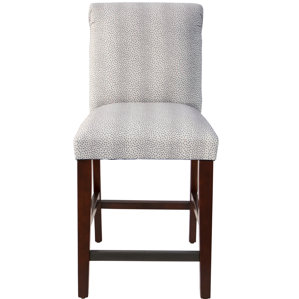 Cynthia Faux Fur Upholstered Bar Stool by Darby ..