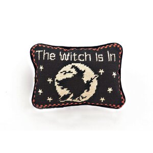 Halloween Needlepoint Lumbar Pillow