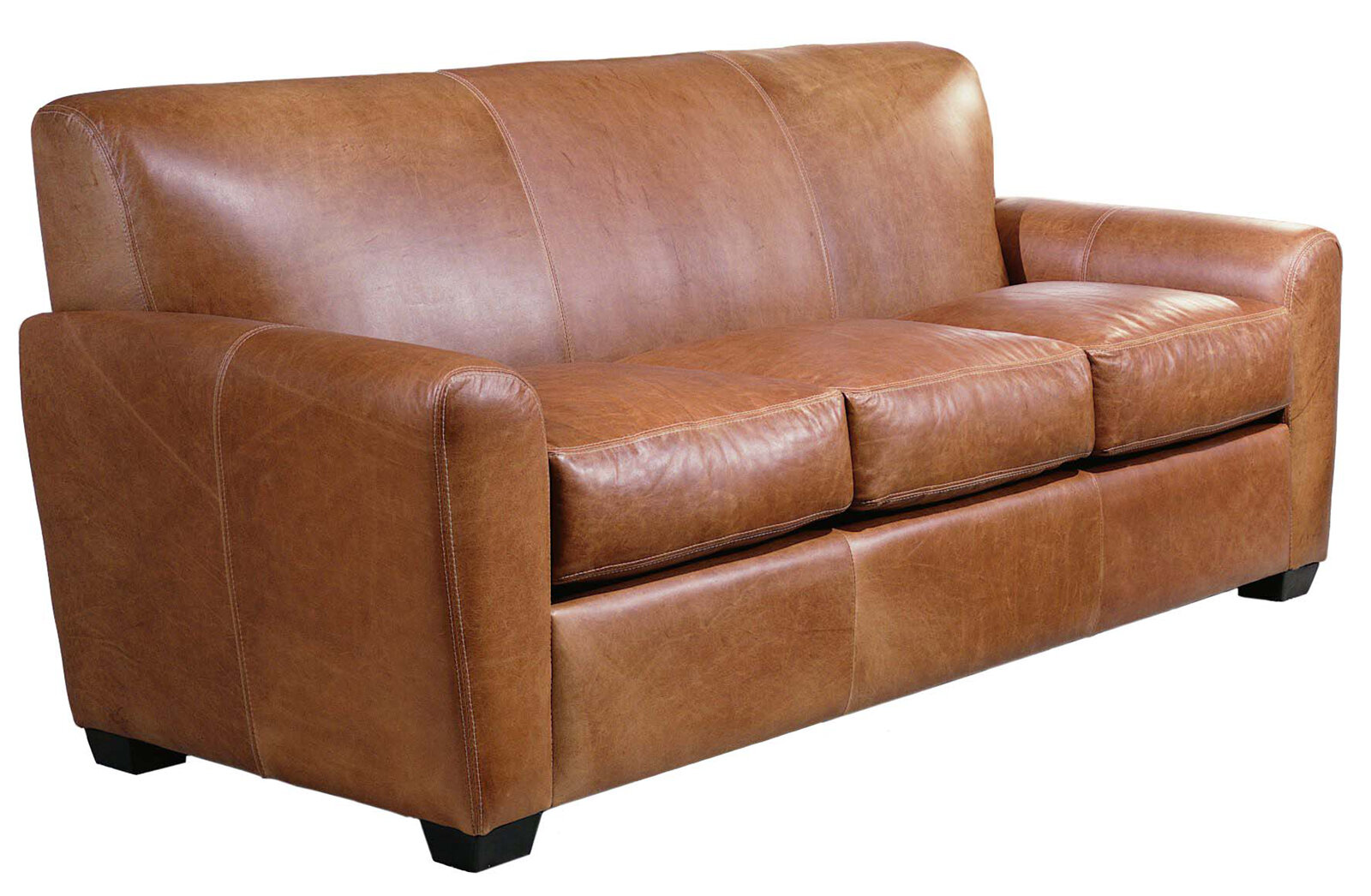 jackson leather sleeper sofa by omnia leather