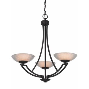 Delany 3-Light Shaded Chandelier