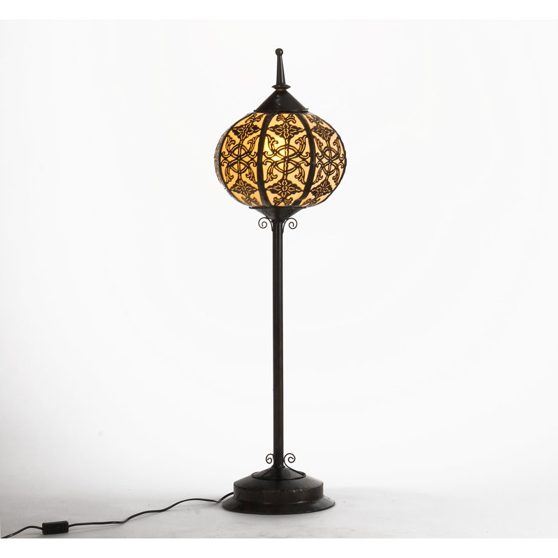 Polivaz Oriental Steel 43 5 Floor Lamp Wayfair Oriental Steel 43 5 Floor Lamp