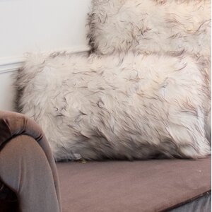 Sheba Faux Fur Lumbar Pillow