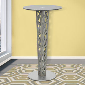 Hatfield Tempered Glass Top Pub Table ..