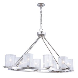 Matawan 8-Light Chain Candle-Style Chandelier