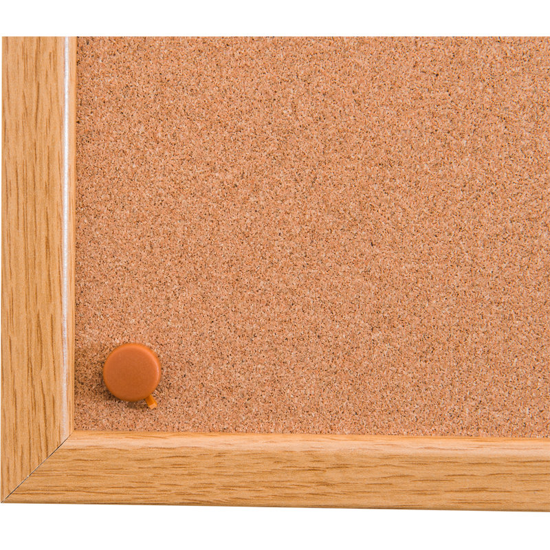 FLOORTEX Viztex Cork Wall Mounted Bulletin Board Wayfair