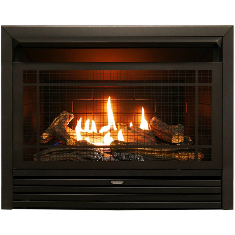 Charlton Home Hardwick Vent Free Recessed Natural Gas Propane