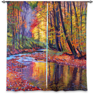Canterbury David Lloyd Glover's Autumn Prelude Room Darkening Curtain Panels (Set of 2)