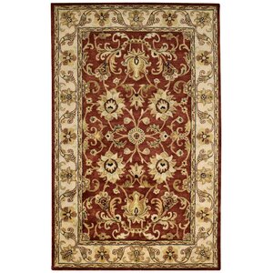 Guilded Red Area Rug