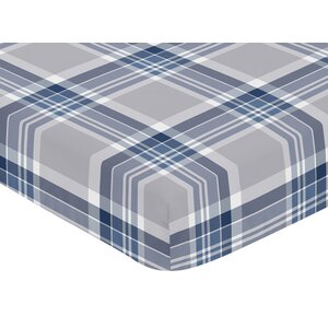 Plaid Fitted Crib Sheet