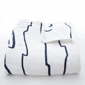 Organic Muslin Hadley Cuddle and Play Blanket