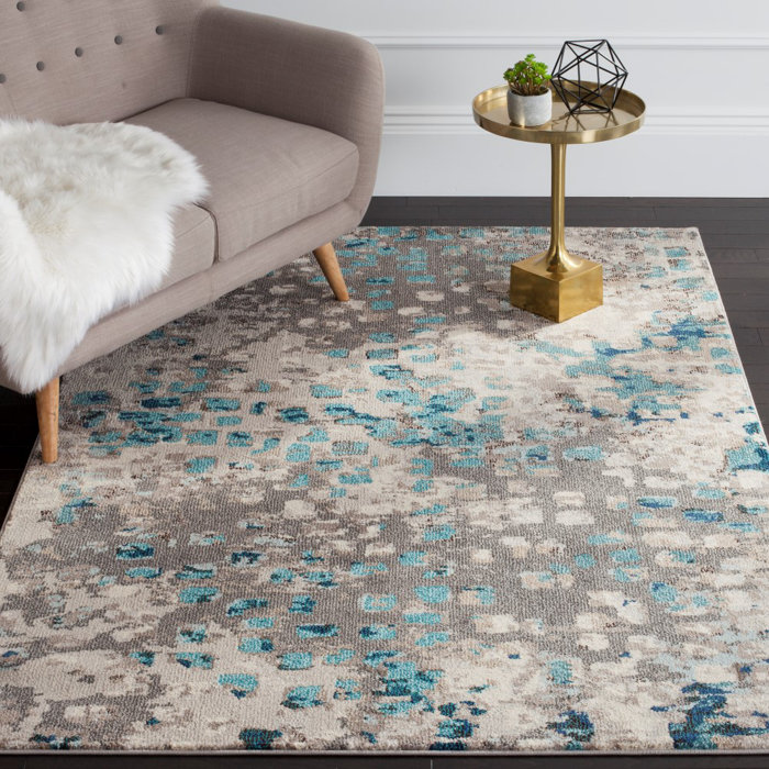 Bungalow Rose Annabel Gray Light Blue Area Rug Reviews Wayfair Ca Annabel Gray Light Blue Area Rug