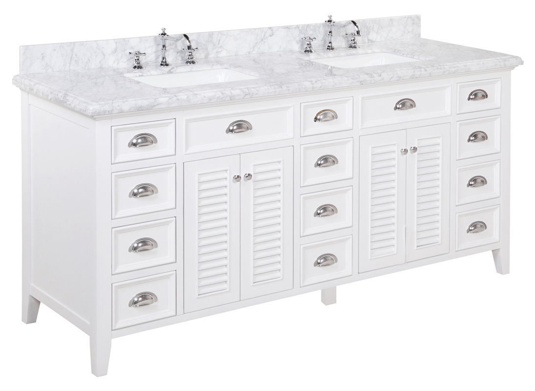 KBC Savannah 72" Double Bathroom Vanity Set & Reviews Wayfair