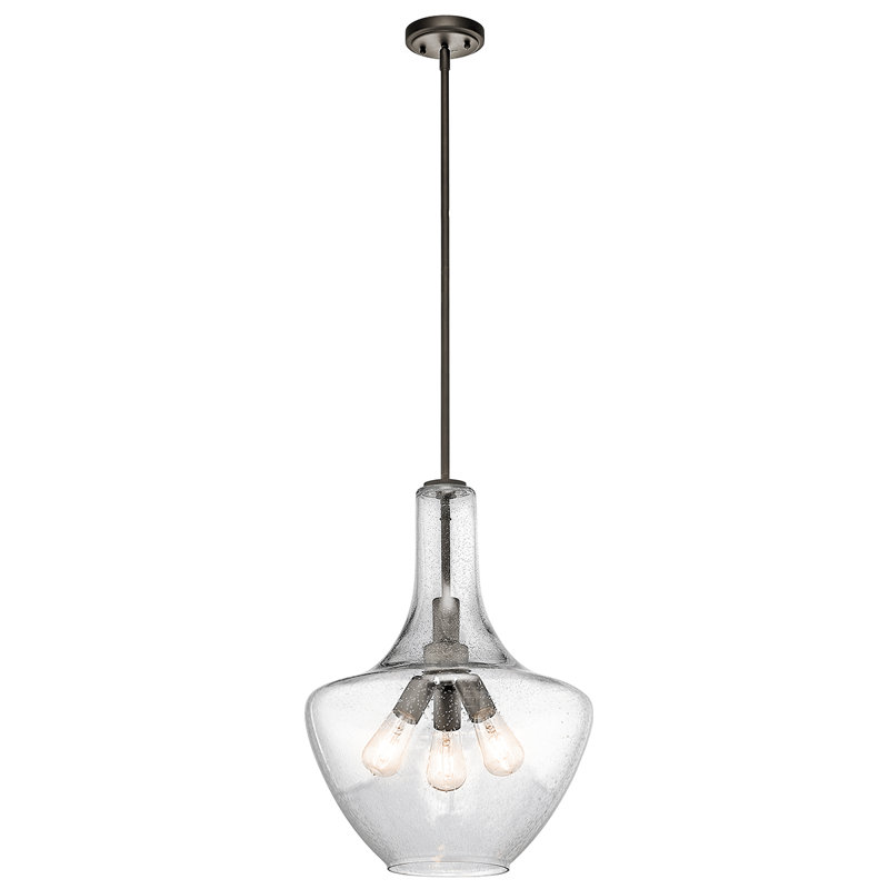 Laurel Foundry Modern Farmhouse Jewell 3 Light Schoolhouse Pendant Jewell 3 Light Schoolhouse Pendant
