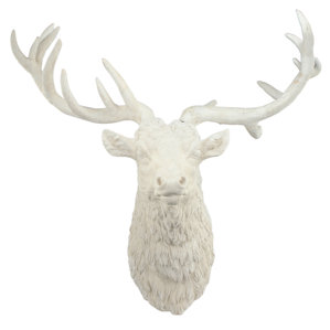 White Deer Head Wall Decor white deer head wall decor | wayfair White Deer Head Wall Decor white deer head wall decor | wayfair