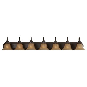 Gurney 7-Light Wood Vanity Light