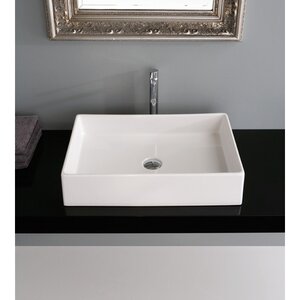 Teorema Rectangular Vessel Bathroom Sink