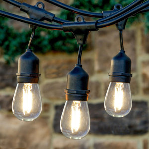 Ambience Pro LED 15-Light 48 ft. Globe String Lights