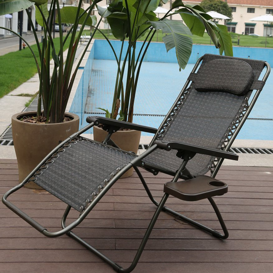 Abba Patio Reclining Folding Zero Gravity Chair With Cushion Wayfair
