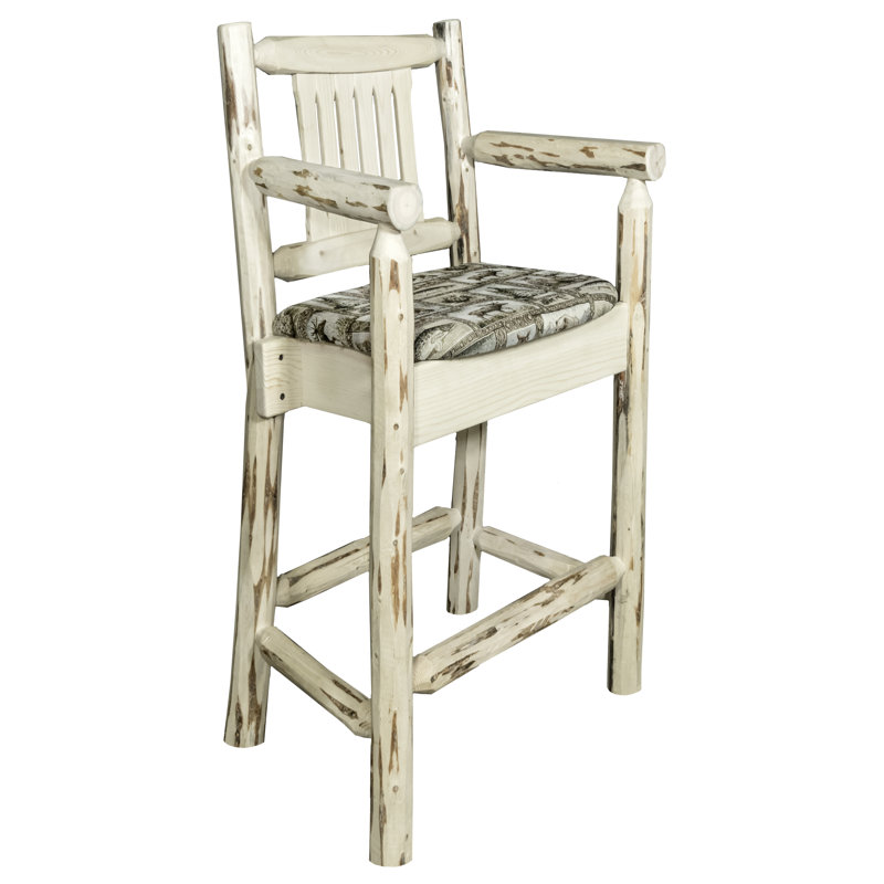 Loon Peak Abordale 24 Rustic Bar Stool Wayfair Abordale 24 Rustic Bar Stool