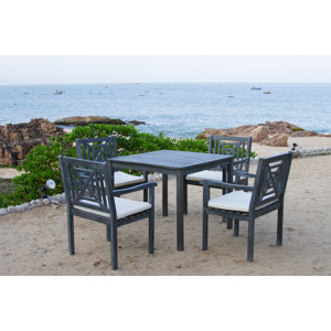 Del Mar 5 Piece Dining Set with Cushion