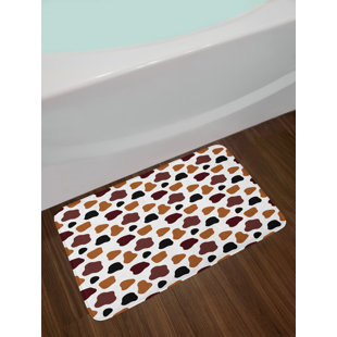 Cow Print Kids Chair Wayfair Cow White Brown Black Print Bath Rug