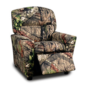 Kids Cotton Recliner with Cup Holder by Mossy Oak