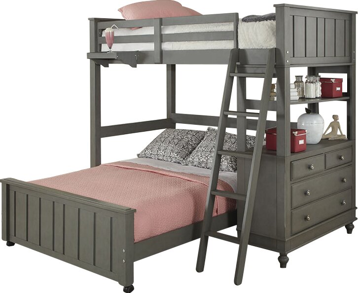 Holly Loft with Full Size Lower Bed & Reviews | AllModern