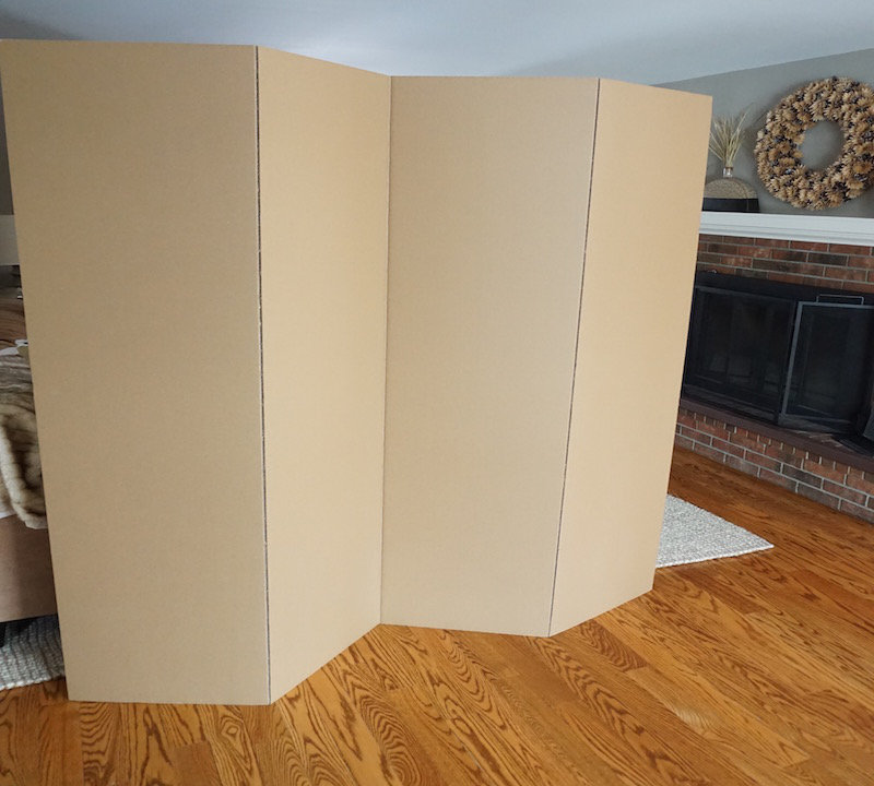 Symple Stuff 72 Quot X 72 Quot Privacy Cardboard 4 Panel Room