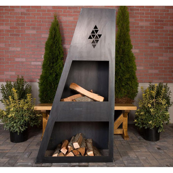Ember Haus Sun King Steel Wood Burning Outdoor fireplace ... Ember Haus Sun King Steel Wood Burning Outdoor fireplace ... on Quillen Steel Outdoor Fireplace id=52937