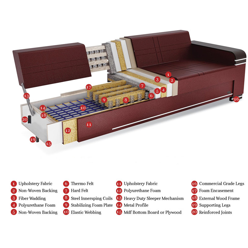 Laude Run Meaney Microsuede Sofa Bed Wayfair Meaney Microsuede Sofa Bed