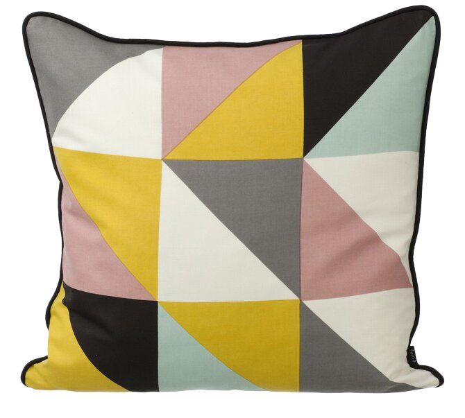 Remix Silk Throw Pillow