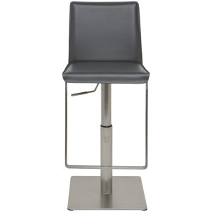 Adjustable Height Swivel Bar Stool by Nuevo